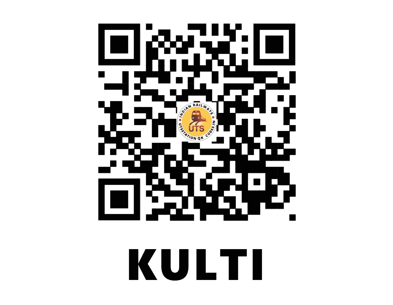 UTS QR Code for KULTI - ULT (ER - WEST BENGAL)
